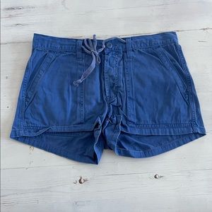 Vintage Abercrombie Womens shorts. Perfectly distressed blue size small
